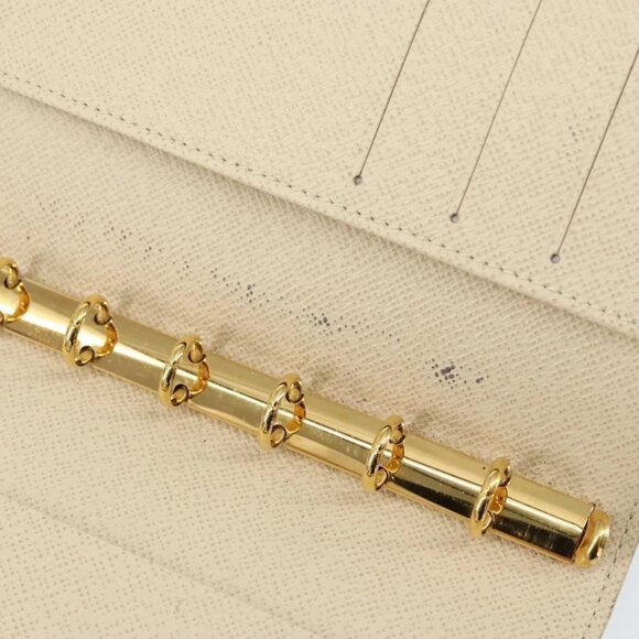 LOUIS VUITTON Damier Azur Agenda PM Day Planner Cover R20706 LV Auth 130831 - Picture 15 of 16